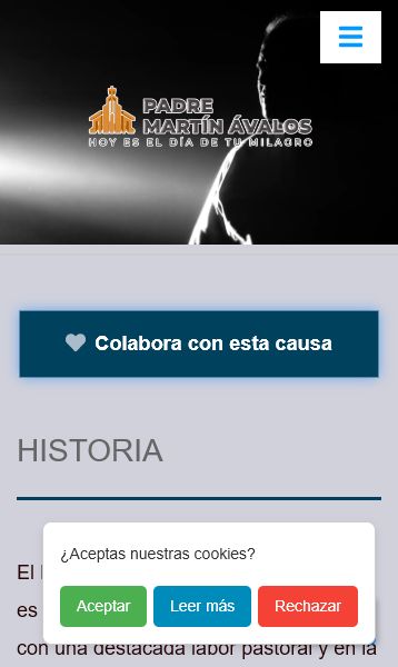 Sitio oficial Padre Martín Ávalos